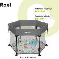 kojec dla dzieci do 15 kg, duży format 136 x 86 cm,  LIONELO Roel