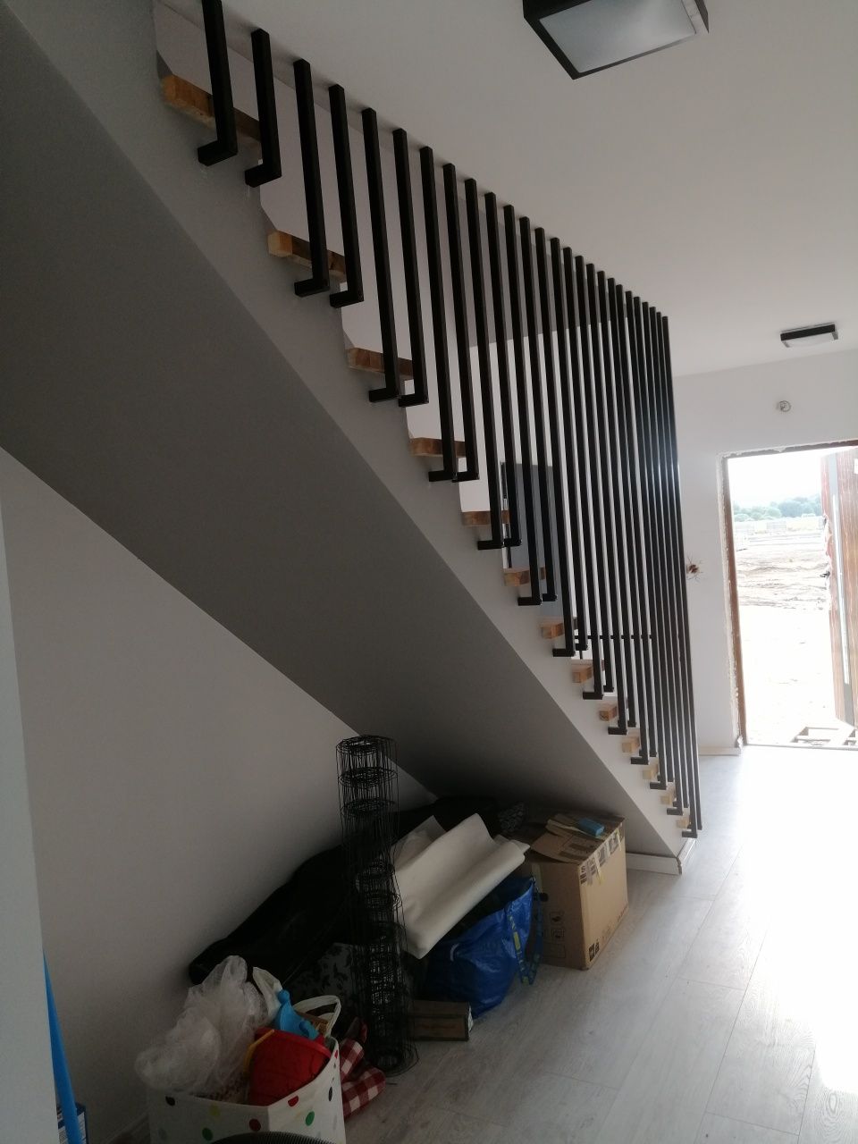 Barierka harfa lamele loft nowoczesne