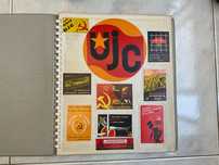 Album antigo com emblemas politicos do PCP, alguns muito raros