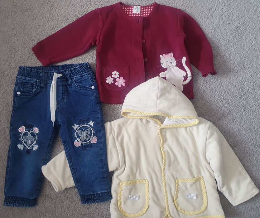 Пакет вещей 9-12 пижама сарафан юбка костюм джинсы кофта