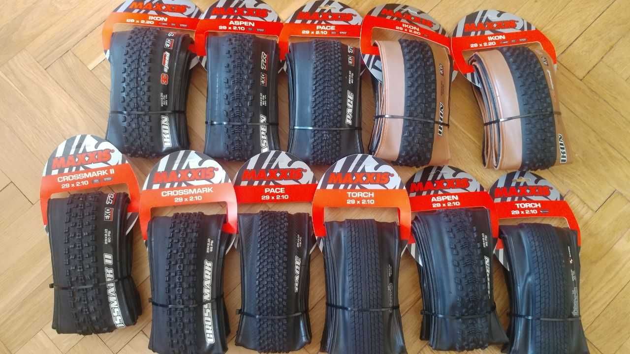 НОВІ Покришки 29" Maxxis Grifter Torch Aspen Pace Ikon Ardent Rekon +