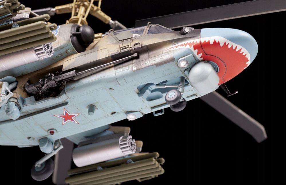 Model do sklejenia Śmigłowiec ka-52 alligator 1:48 Zvezda 4830
