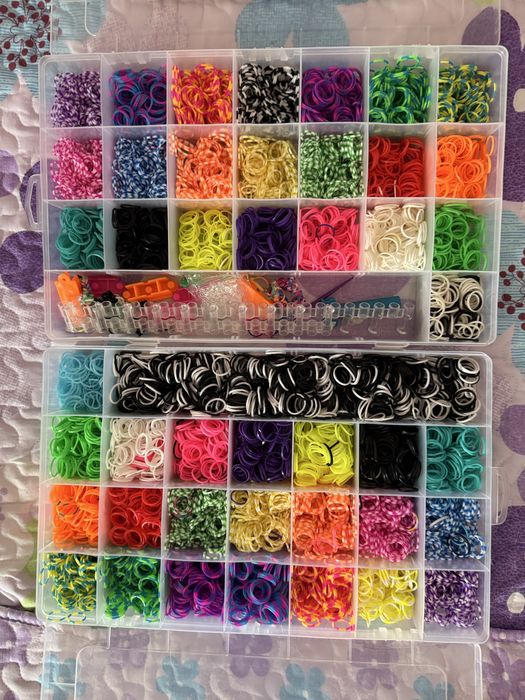 12 тис. гумок!Набір для плетіння браслетів Loom Bands на 12 тис. гумок