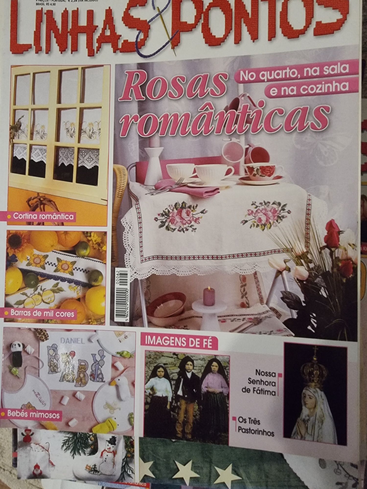 Revistas de ponto de cruz e crochet