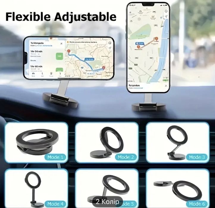 Тримач для телефону в автомобіль