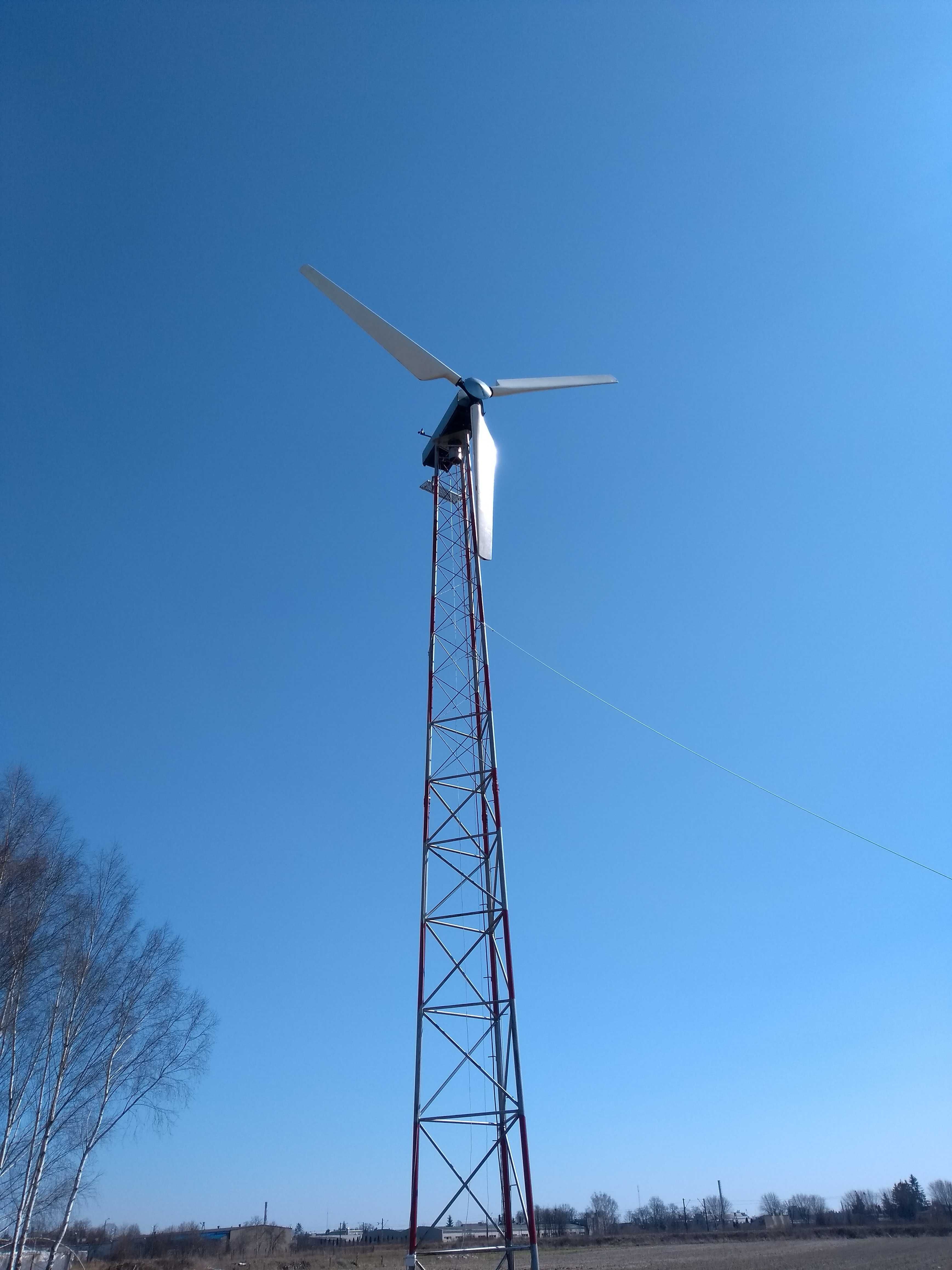 Śmigło,wiatrak do przydomowa elektrownia wiatrowa 15kW, średnica 7,5m