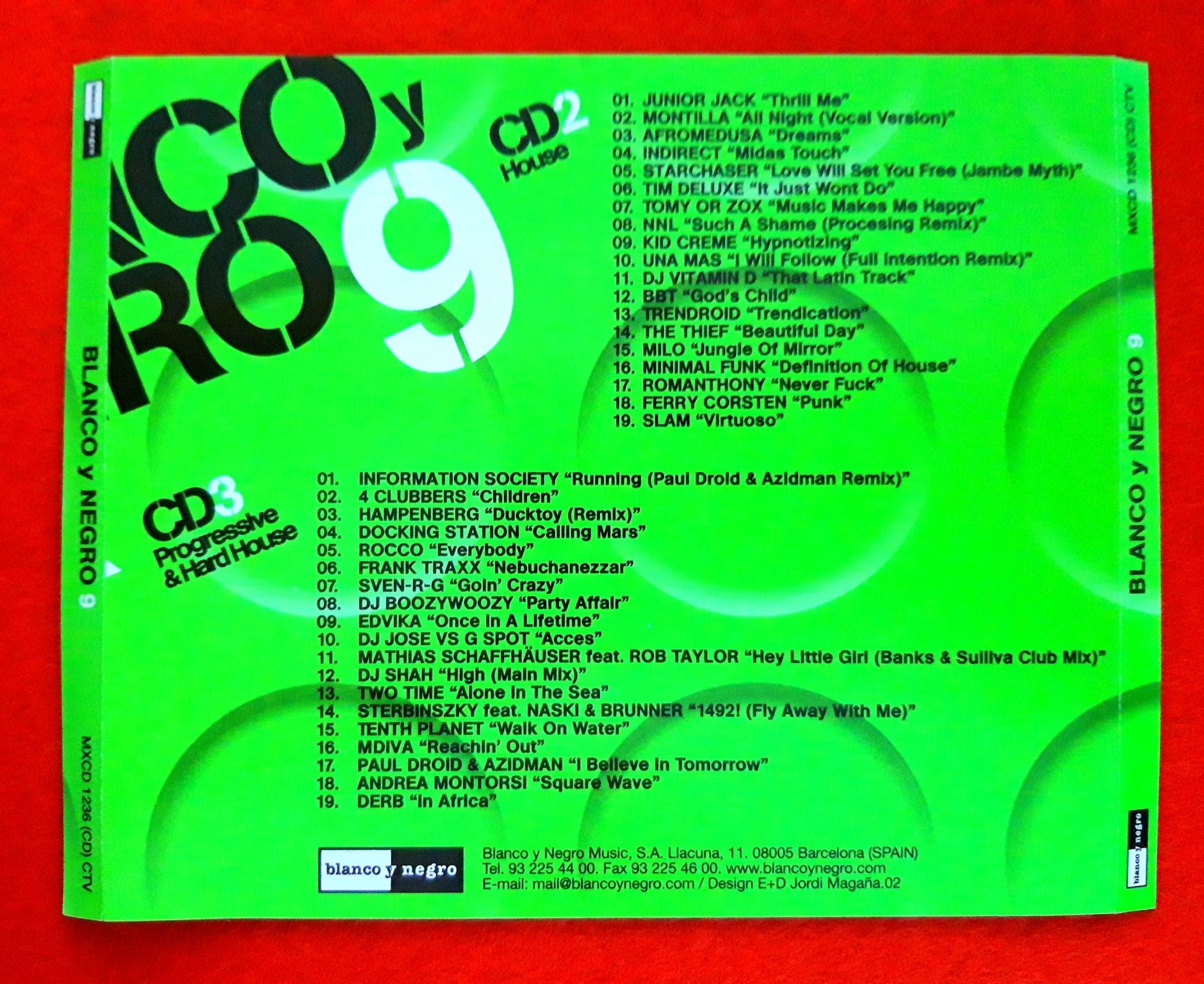 Blanco Y Negro Mix 9 (3xCD, 2002)