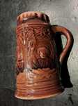 Kufel stary ceramiczny