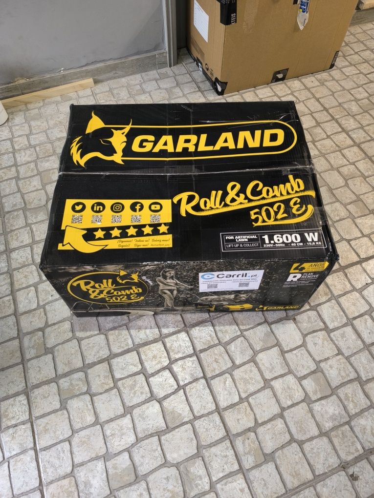 Varredora Gerland nova ainda na caixa