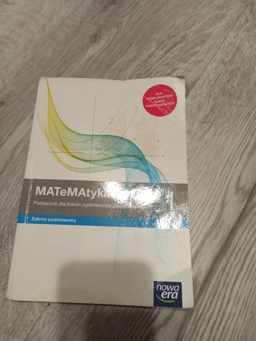 Podręcznik matematyka 1 dla liceum I technikum zakres podstawowy