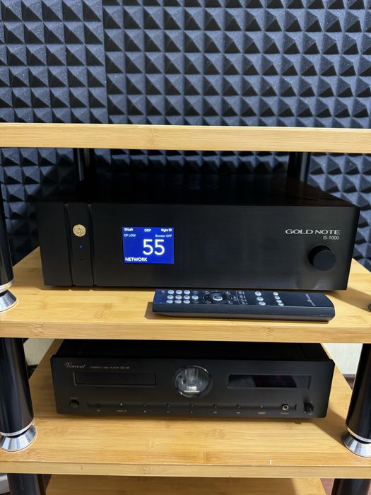 Интегральный усилитель Gold Note IS 1000 Delux Black