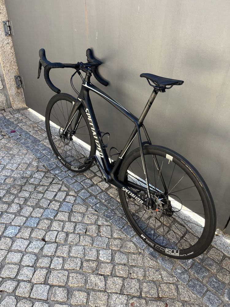 Bicicleta de estrada Specialized Tamarc carbono preta L (56)