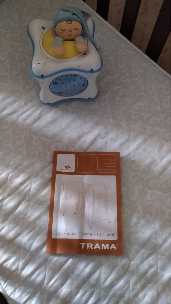 Дитяче ліжко (кроватка) Trama + матрац Gash+ комплект білизни