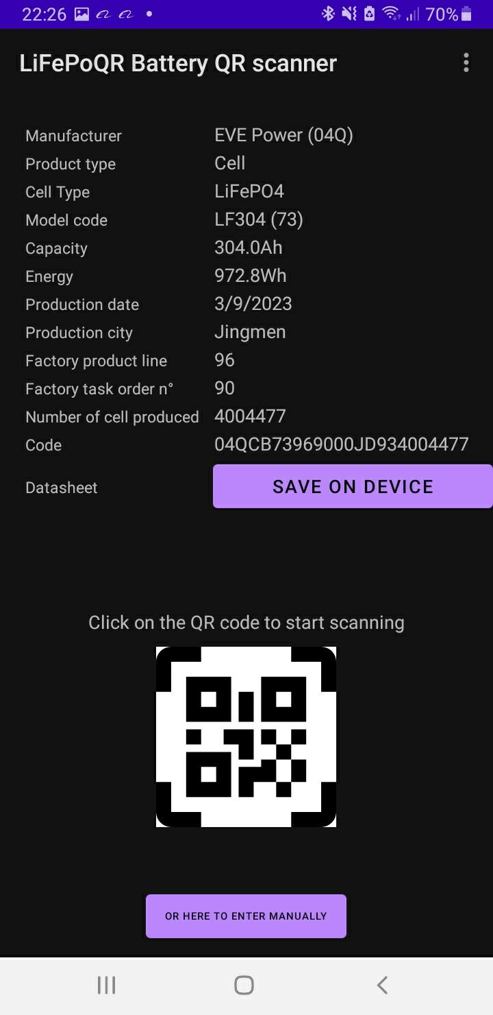 304Ah 3.2V Grande A ogniwo lifepo4 12.8V lfp 3.9 kWh magazyn energii