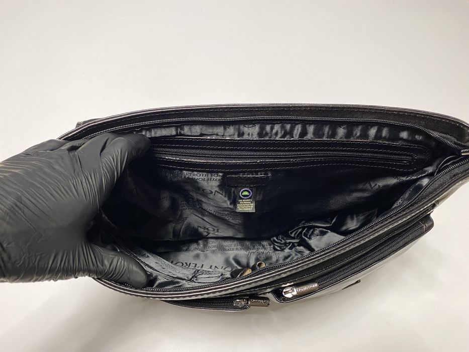 Кожаная Сумка Портфель Tony Perotti Italico 9338 nero Бычья Кожа