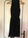 Vestido ZARA - plissado preto - XS_como NOVO