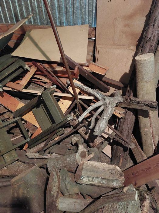 Drewno na opał, deski, palety