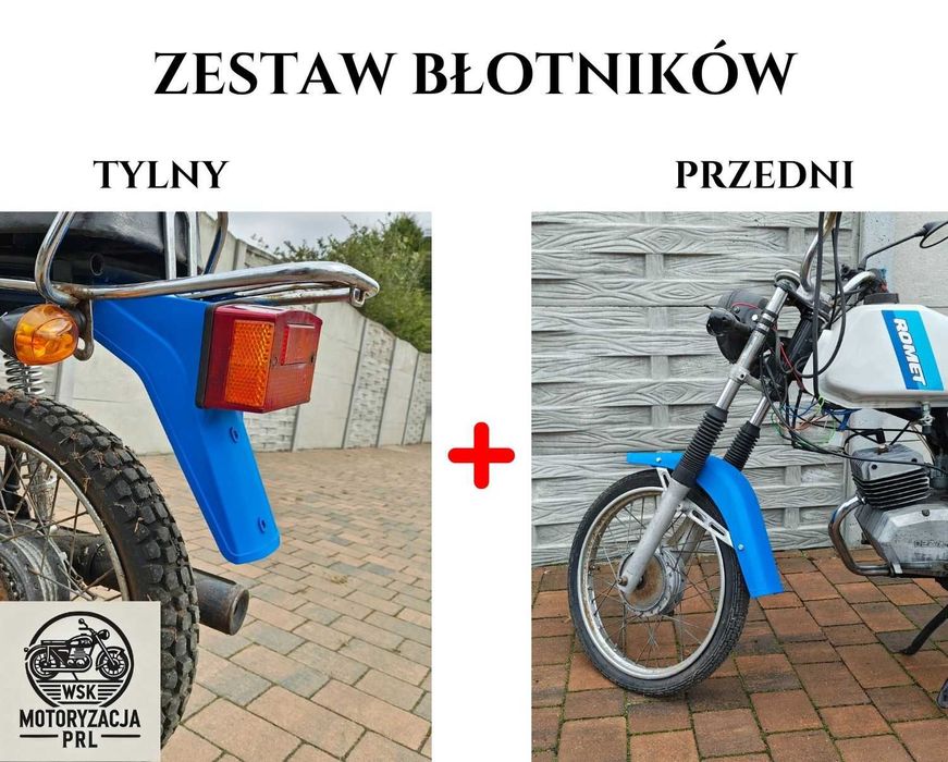 Zestaw Błotników Romet Chart 210 (Przód + Tył) |  Oszczędź w zestawie