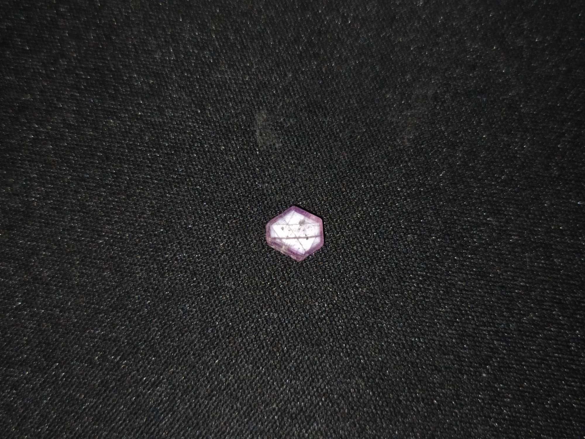 Rubin naturalny kryształ przekrój 1,25 ct