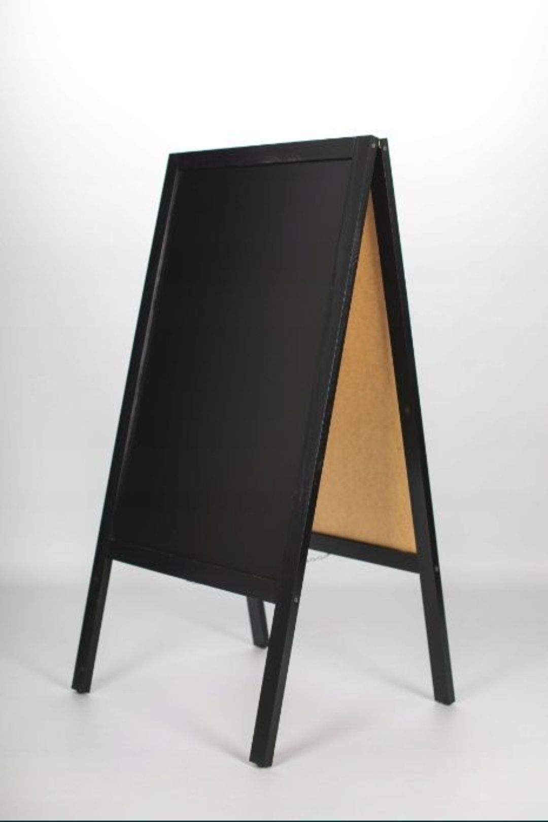 Potykacz reklamowy drewniany - Tablica kredowa o rozmiarze 117x60 cm