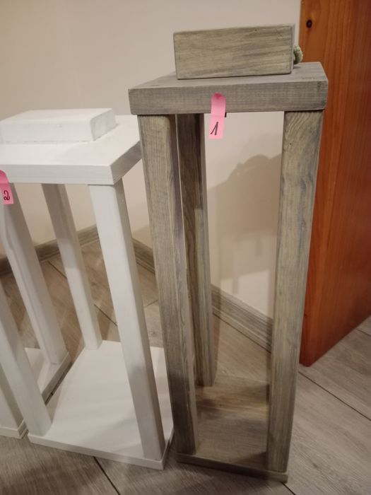 Latarenki  drewniane (do zrobienia własnej aranżacji)