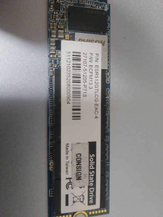NVME M2 SSD 512 Gb новый