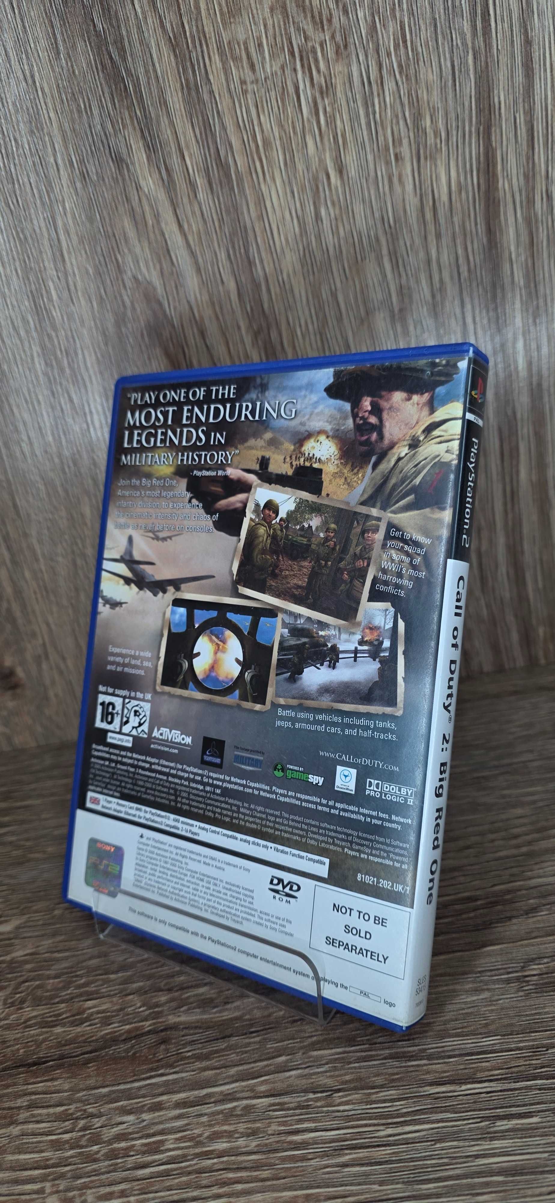Gra Call of Duty 2 Big Red One Wersja Angielska PS2