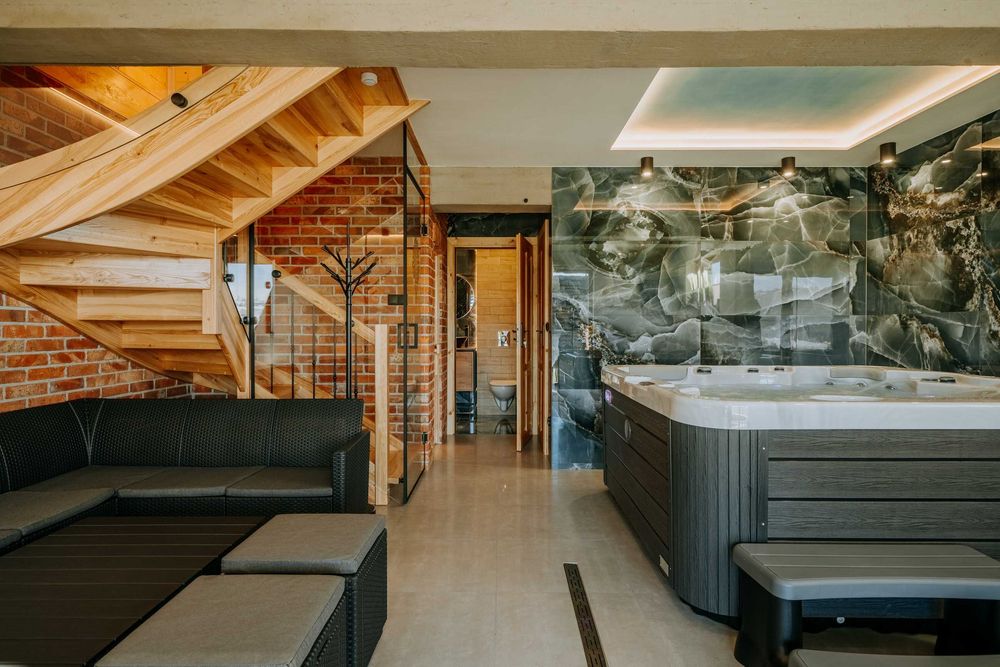Domek z Jacuzzi / Sauna / Ogród / Grill / Widok / 10 osób! SYLWESTER