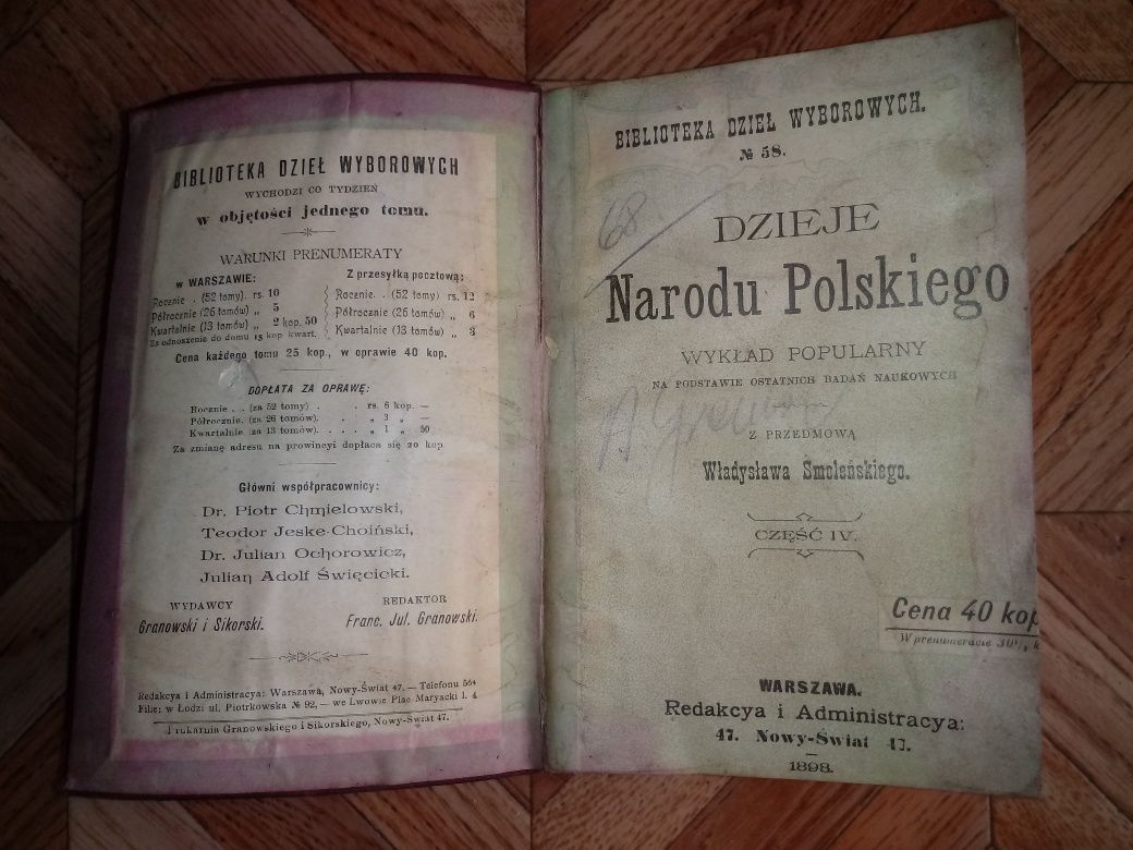 Stare przedwojenne książki