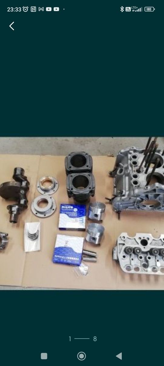 Fiat 126p silnik po remoncie podstawowe elementy jak nowy