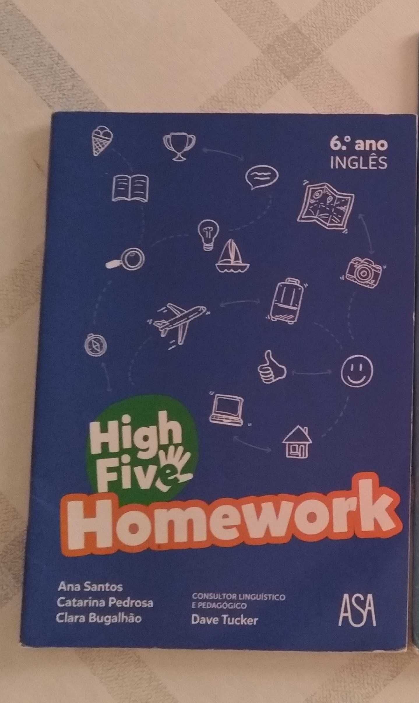Cadernos de fichas mat, hgp, ingles 6.º Ano