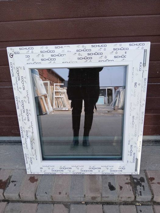 Nowe Okno jednoskrzydłowe trzyszybowe 78x85 małe pcv DOWÓZ CAŁY KRAJ