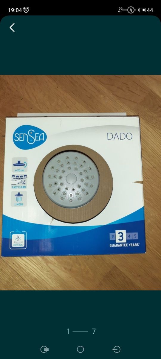 Chuveiro novo da marca Shana