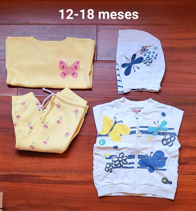 Conjunto 3 peças 12/18meses
