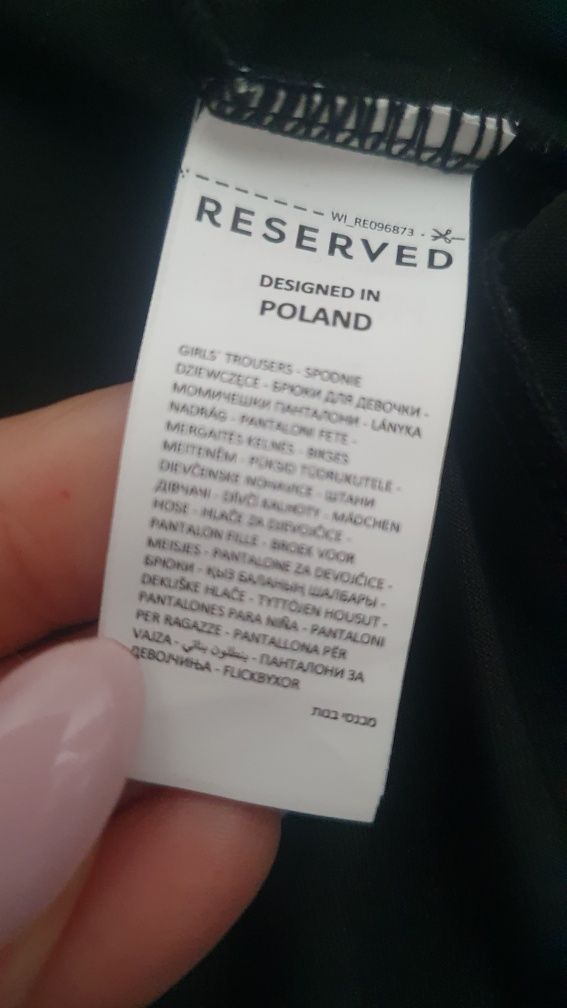 Leginsy Reserved rozm 140