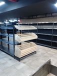 Торгові стелажі. Каси прилавки. Гачки торгові Вітрини Магазин під ключ
