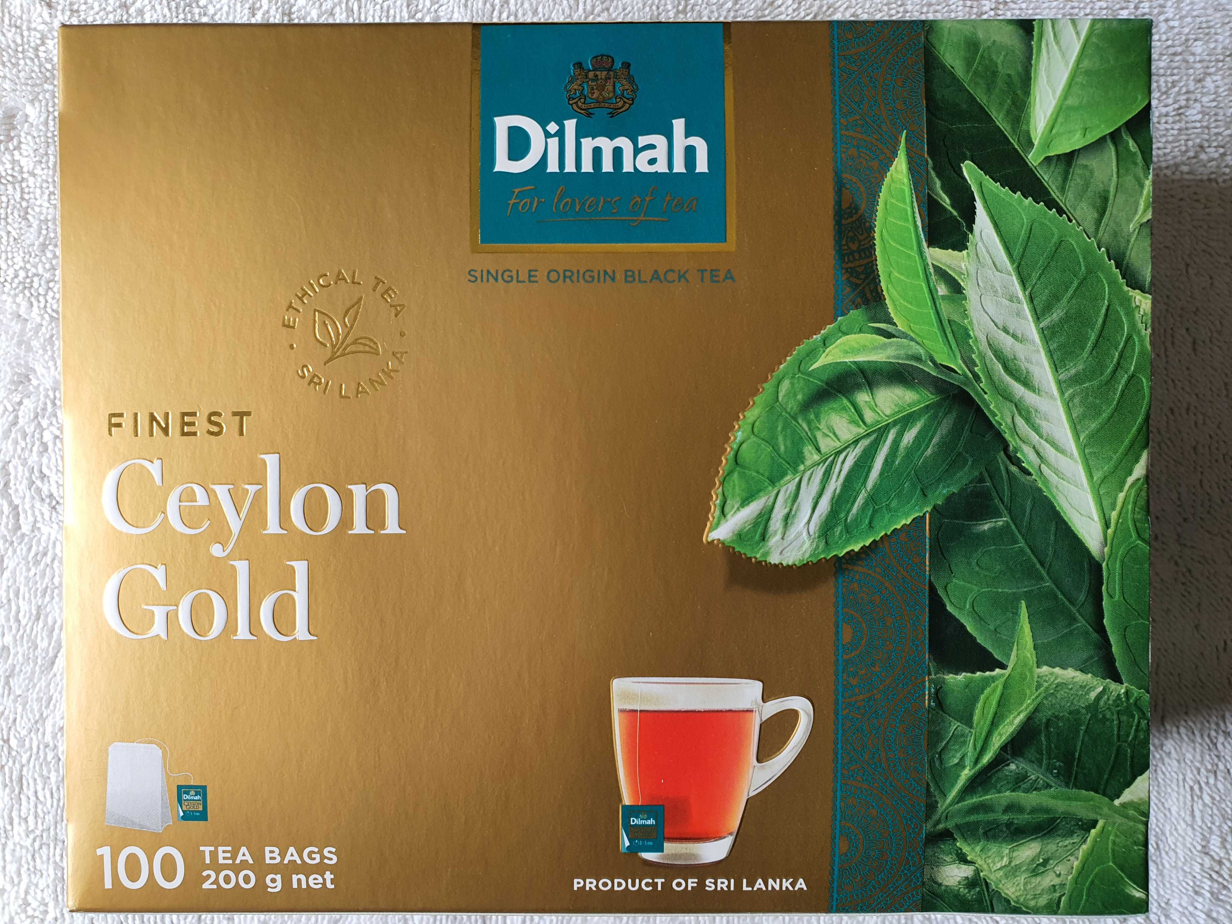 DILMAH Ceylon Gold - herbata czarna ekspresowa 100 torebek x 2g