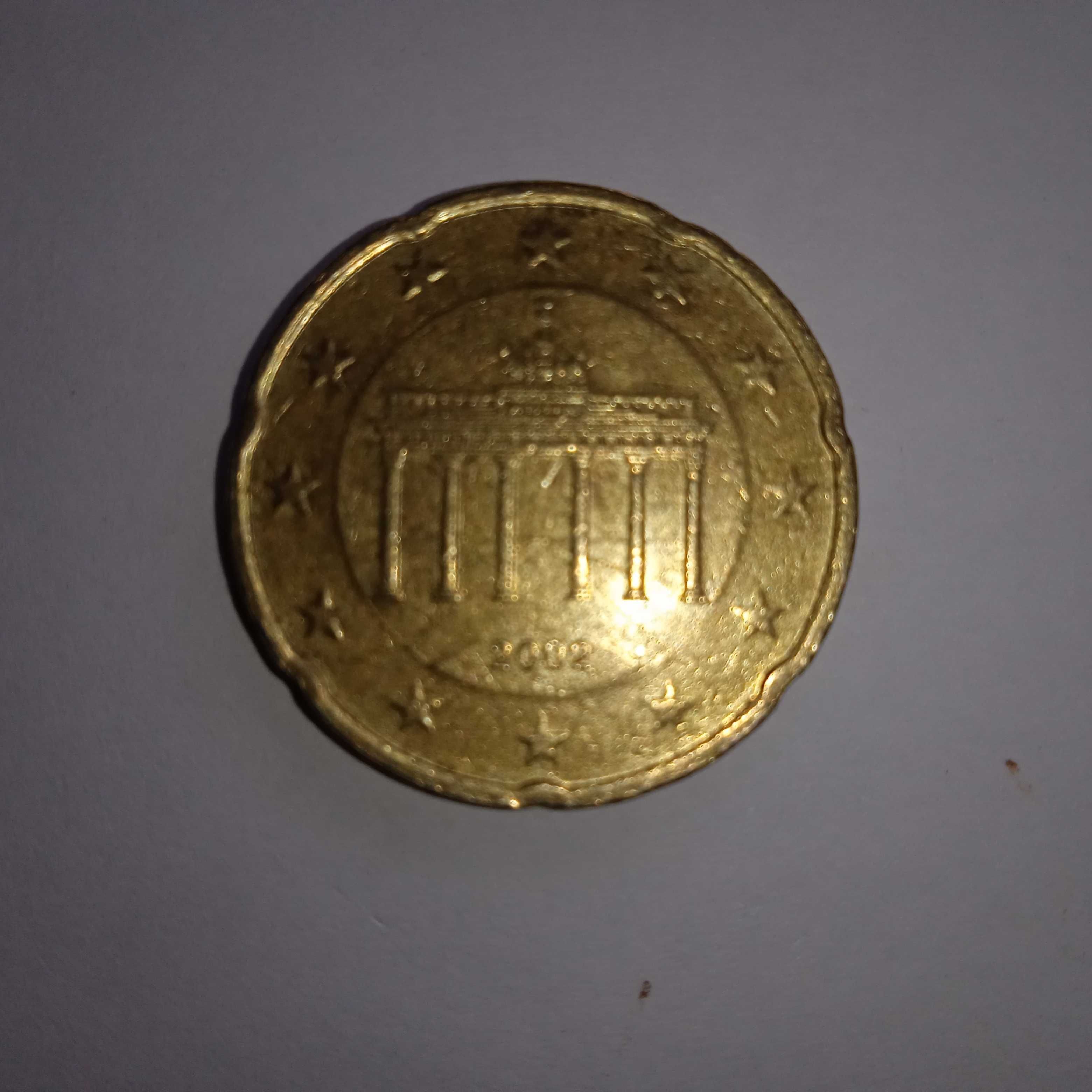 Vendo moedas de 20 centimos de 2002 + Alemanha