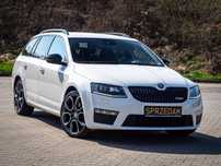 Skoda Octavia RS DSG 184KM Elektryka Nawigacja Hak Lane assist vRS 19"