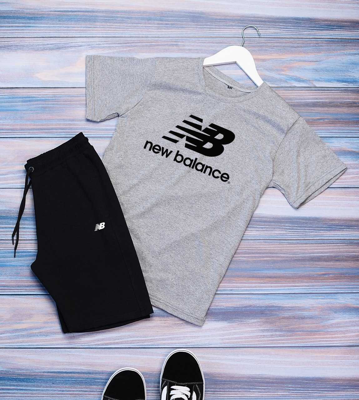 ТОП! Костюм на літо футболка+шорти New Balance спортивний комплект NB