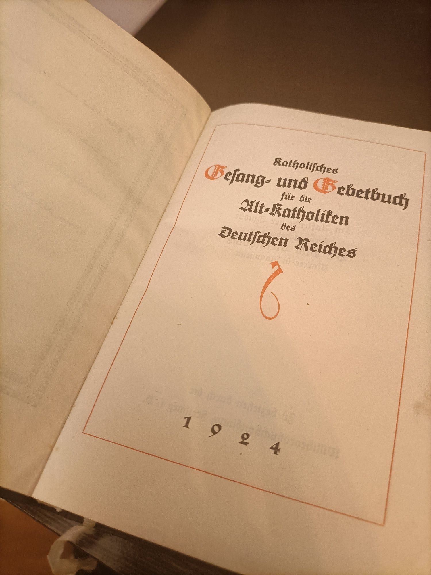 Katolicki hymn i modlitewnik 1924 rok