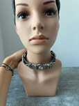 Nowa skórzana bransoletka na buty kozaki choker vintage