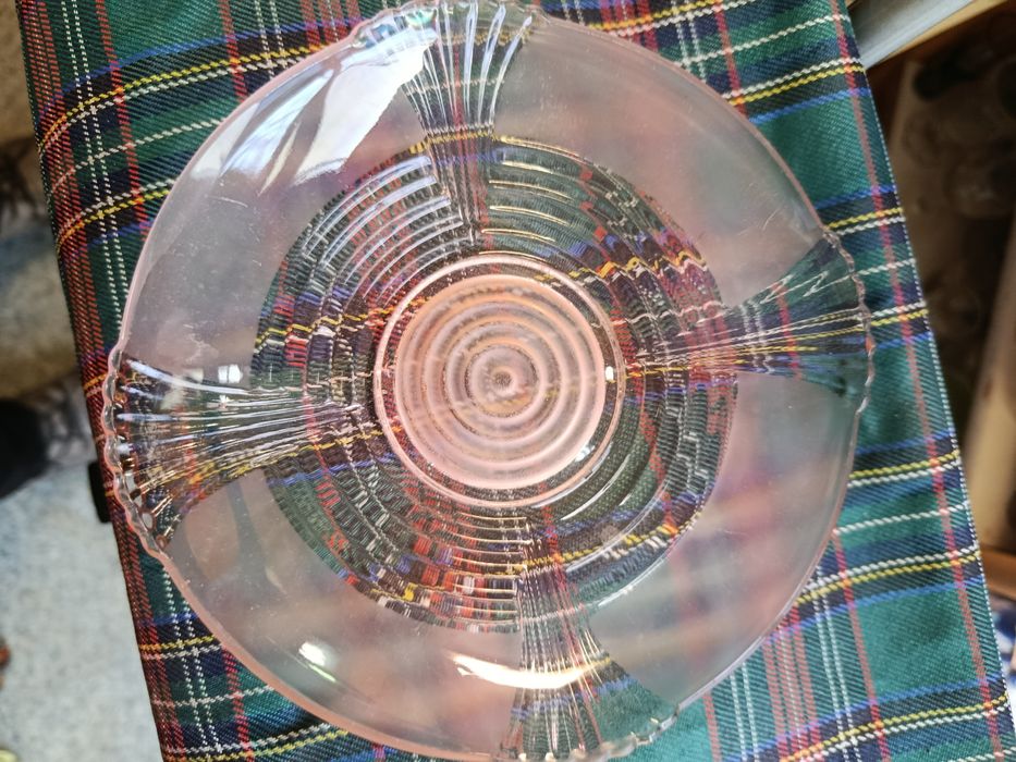 Przedwojenny talerz huty Niemen.