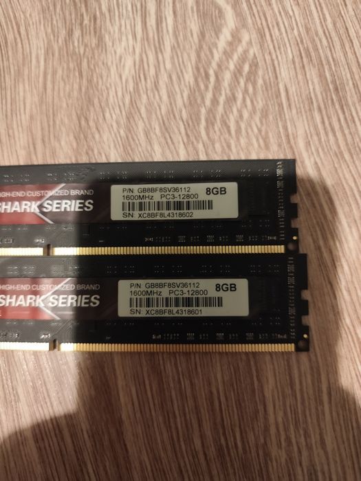 Pamięć ram do komputera 2x8GB