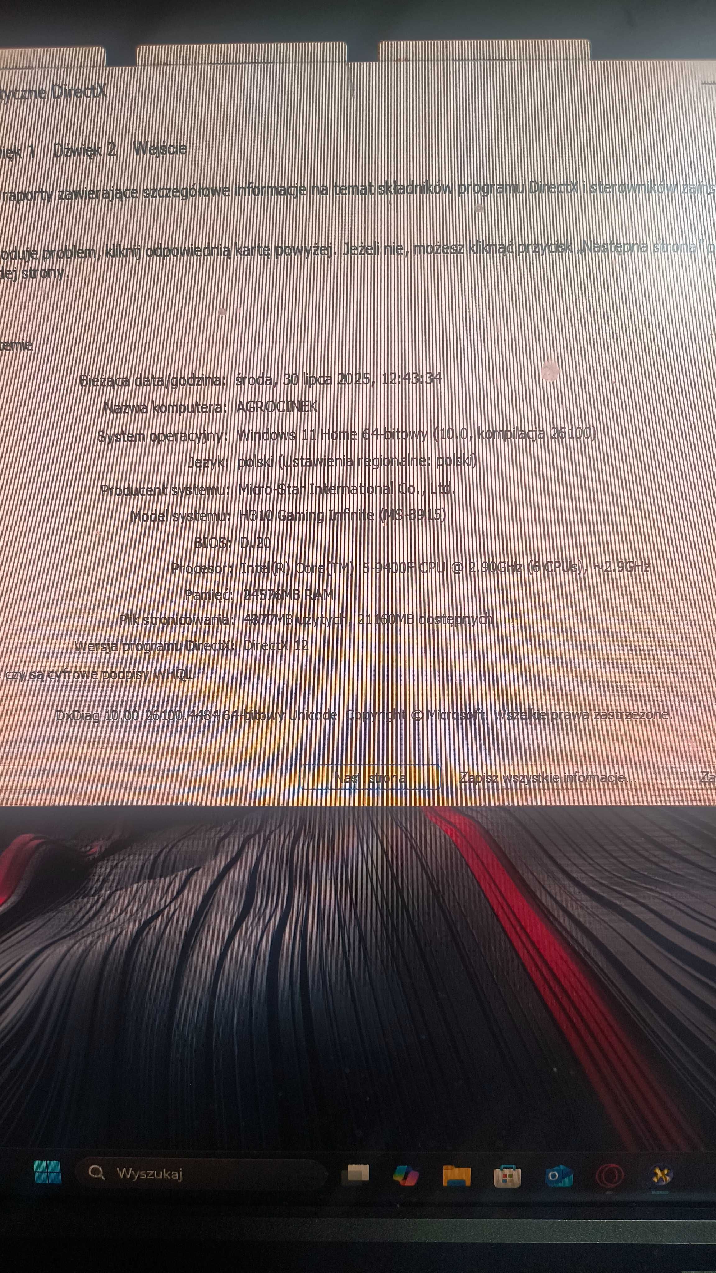 Komputer i5 9400f GTX 1070