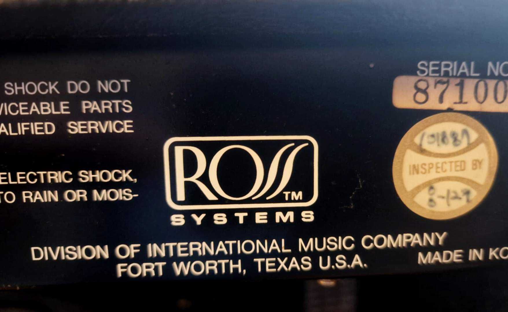 Ross Rocker Twin 25C Amplifier