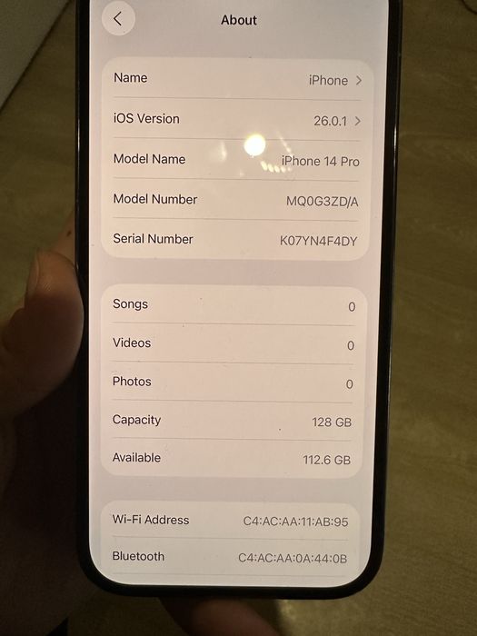 iPhone 14 Pro 128 gb Neverlock
