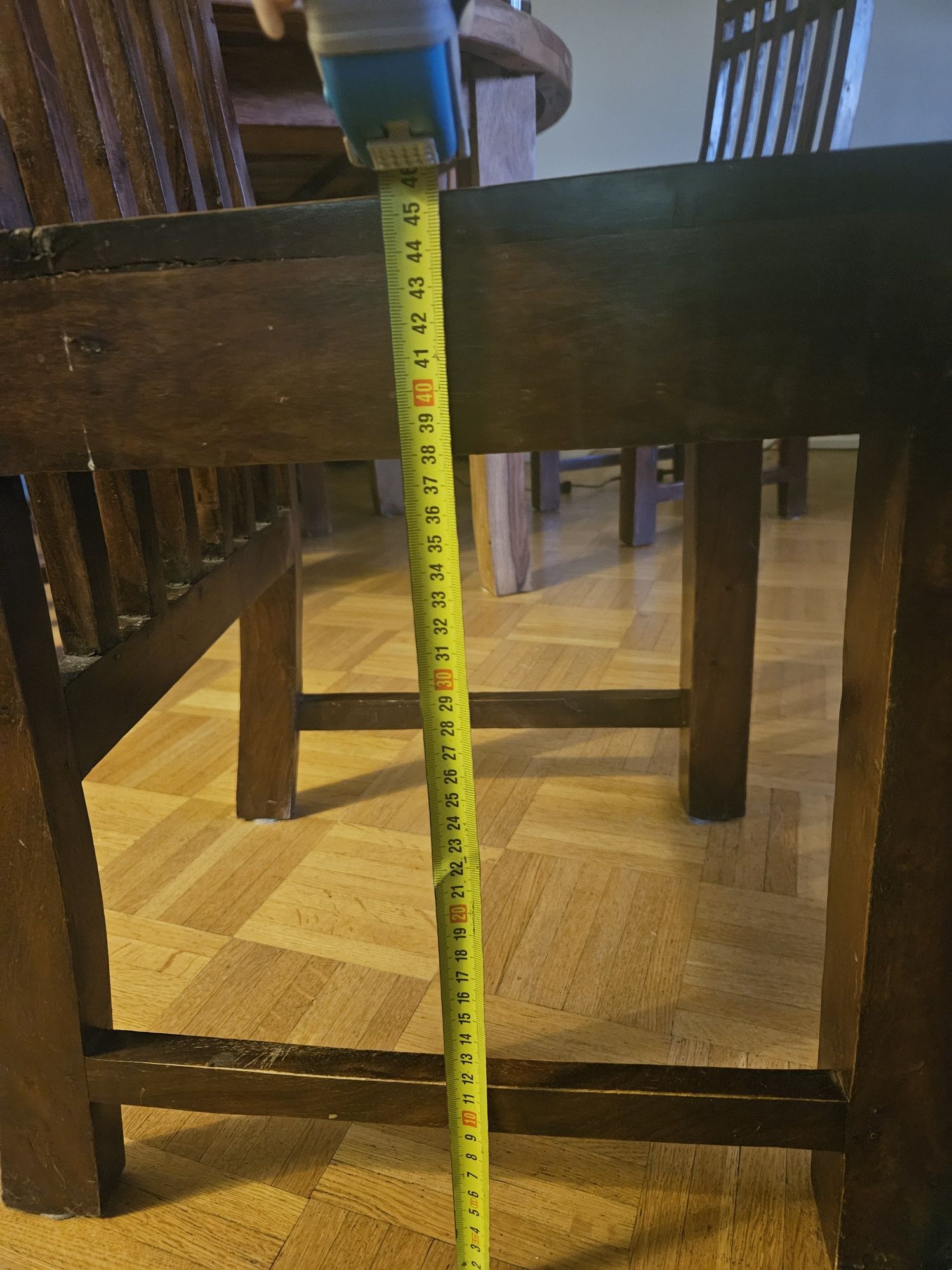 Krzesło kolonialne palisander
