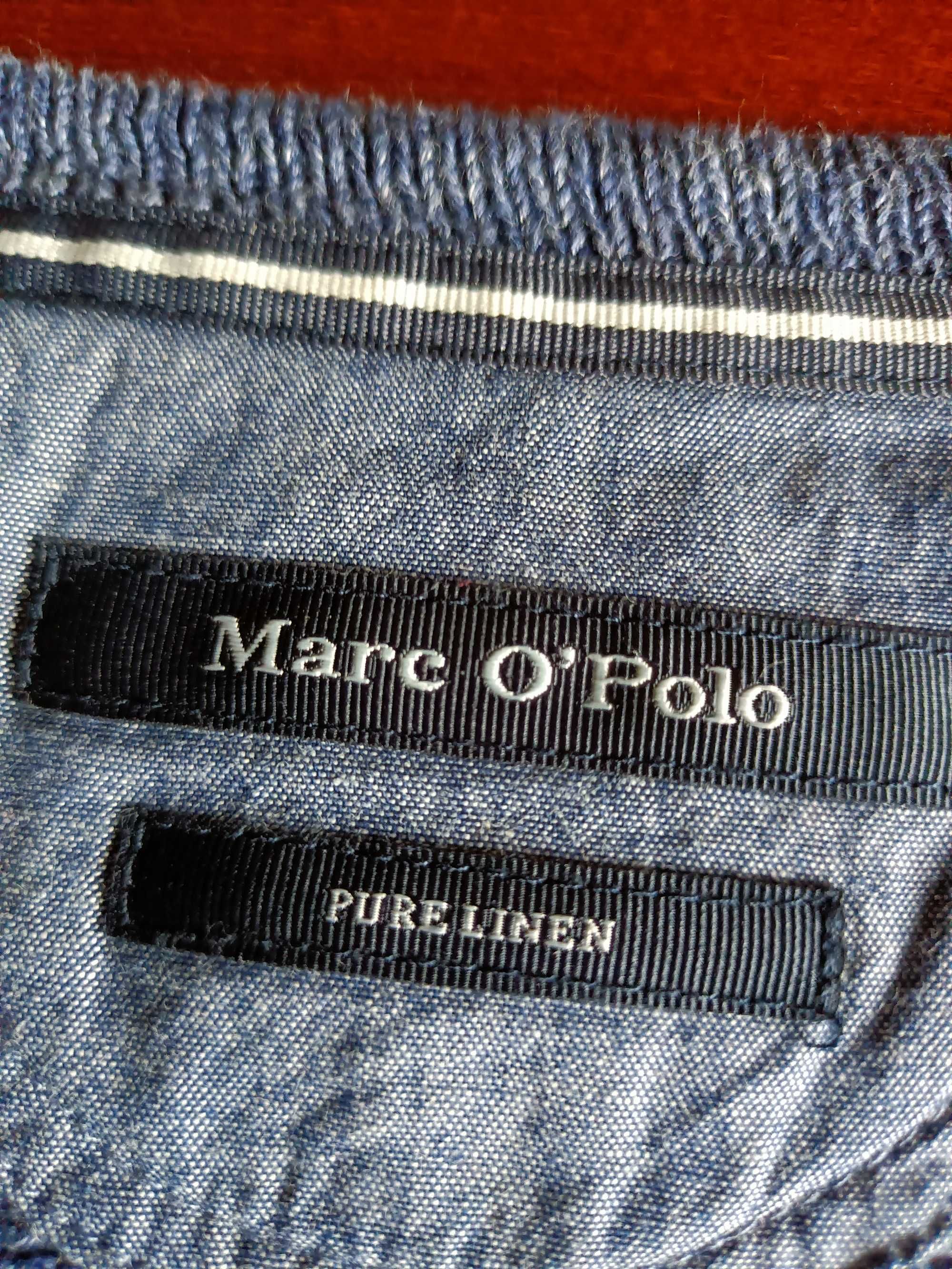 Męski lniany sweterek Marc O'Polo