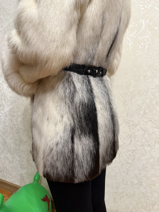 Шуба з песца жіноча